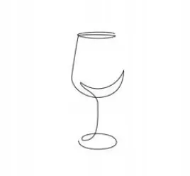 plakat-one-line-art-wino-wine-vintage-100x70-cm
