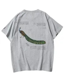 meska-koszulka-z-nadrukiem-pawia-eleganckim-szkicem-rysunkiem-szary-4xl