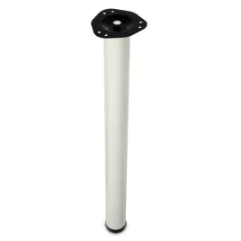 noga-meblowa-biala-h-710-d-60-mm-regulowana-wytrzymala-do-blatu-stolu