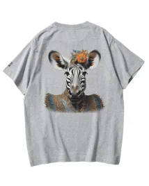damska-koszulka-oversize-dama-zebra-animal-society-humor-szara-3xl