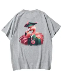 damska-koszulka-arystokrata-flaming-animal-society-elegancka-szara-xxl