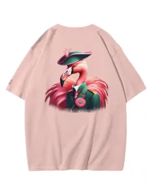 damska-koszulka-arystokrata-flaming-animal-society-elegancka-rozowa-xl
