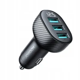 ladowarka-samochodowa-joyroom-jr-ccd03-3-4a-z-wyswietlaczem-3x-usb-a-czarna