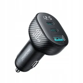 ladowarka-samochodowa-joyroom-jr-ccd04-30w-2x-usb-c-usb-a-z-wyswietlaczem