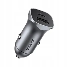 ugreen-ladowarka-samochodowa-usb-typ-c-usb-24w-pd-qc-szary-30780