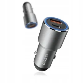 dudao-ladowarka-samochodowa-usb-usb-typ-c-power-delivery-qc-225w-szary