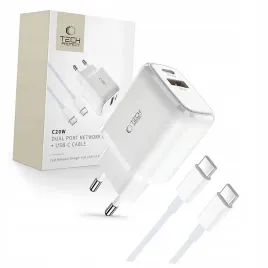 ladowarka-tech-protect-c20w-sieciowa-usb-c-pd-20w-usb-a-qc-3-0-kabel-usb-c