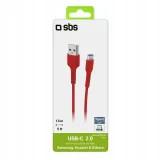 kabel-sbs-tecablemicroc15r-usb-a-usb-c-15-m-czerwony-stan-nowy