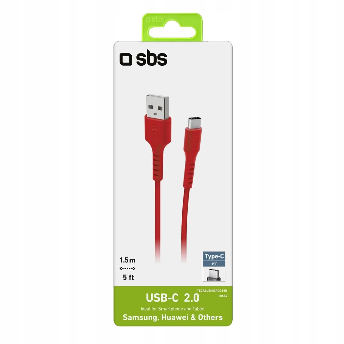 kabel-sbs-tecablemicroc15r-usb-a-usb-c-15-m-czerwony
