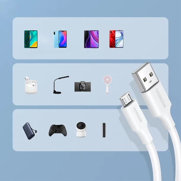 kabel-ugreen-us289-60141-micro-usb-usb-a-1m-bialy-certyfikat-ce
