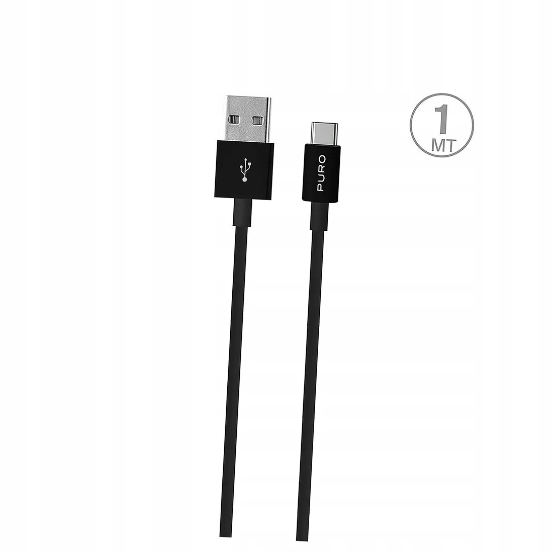 kabel-puro-white-usb-a-usb-c-1m-czarny
