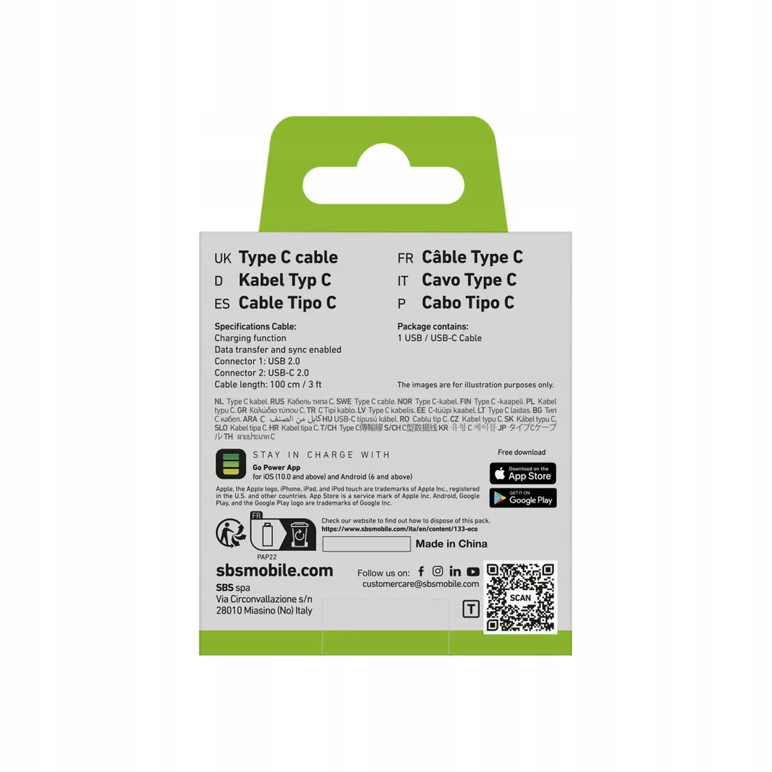 kabel-sbs-tecabletyc1kpos-usb-a-usb-c-1m-czarny