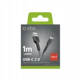 kabel-sbs-tecabletyc1kpos-usb-a-usb-c-1m-czarny-kolor-czarny
