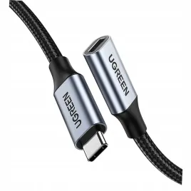 kabel-ugreen-us372-30205-usb-c-usb-c-pd-qc-100w-5a-10gbps-1m-szary
