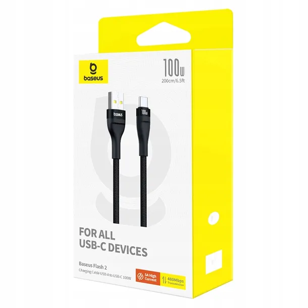 kabel-baseus-flash-2-usb-a-usb-c-100w-1m-czarny-zlacza-usb-usb-typ-c