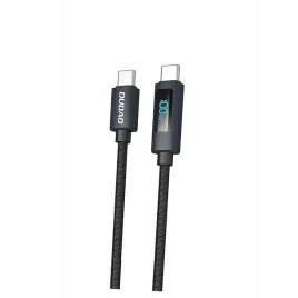 kabel-dudao-l7c-usb-c-usb-c-100w-z-wyswietlaczem-led-1m-czarny