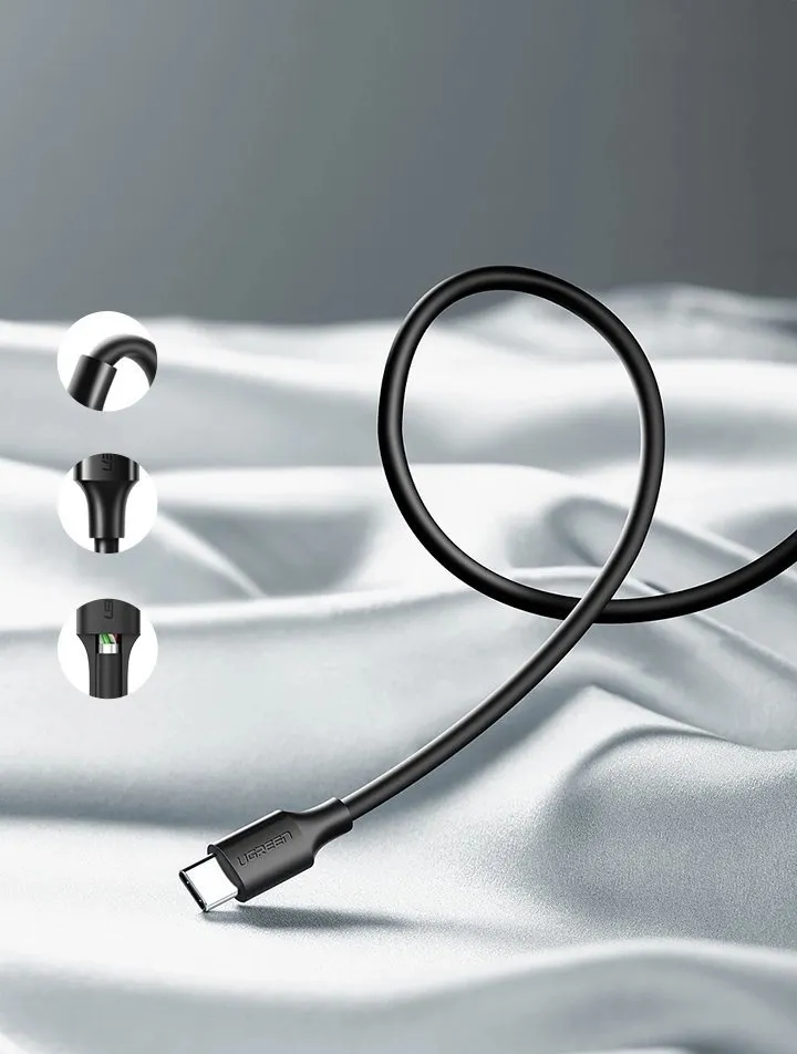 kabel-ugreen-us287-60826-usb-a-usb-c-3a-3m-czarny