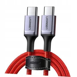 kabel-ugreen-us294-usb-c-usb-c-3a-480mb-s-1m-czerwony
