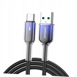 kabel-joyroom-s-a42-crystal-clear-series-3a-usb-a-usb-c-12m-czarny