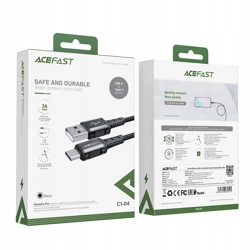 acefast-kabel-usb-usb-typ-c-12m-3a-czarny
