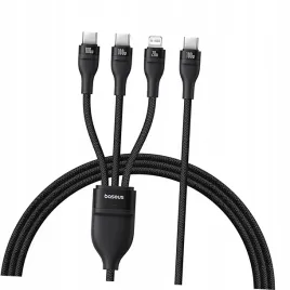 kabel-3w1-baseus-flash-series-3-100w-usb-c-2x-usb-c-lightning-15m