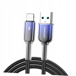 kabel-joyroom-s-a42-crystal-clear-series-3a-usb-a-lightning-12m-czarny