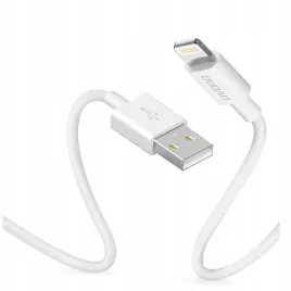dudao-przewod-kabel-usb-lightning-3a-1m-bialy-l1l-white