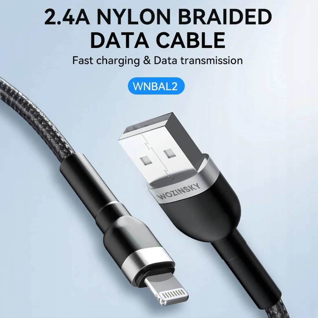 kabel-wozinsky-wnbal2-usb-a-lightning-2-4a-2m-czarny