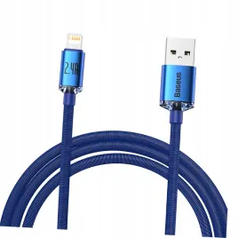 baseus-crystal-shine-usb-szybkiego-ladowanie-lightning-24a-2m-niebieski
