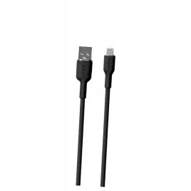 kabel-puro-soft-usb-a-lightning-15m-silikonowy-czarny
