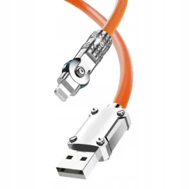 kabel-katowy-dudao-l24al-usb-a-lightning-o-rotacji-180-30w-1m-pomaranczowy