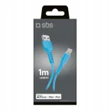 kabel-sbs-tecableusbip589a-usb-a-lightning-niebieski-kolor-niebieski