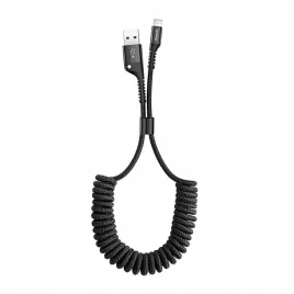 kabel-baseus-fish-eye-sprezynowy-usb-a-lightning-2a-1m-czarny