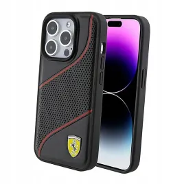 plecki-etui-ferrari-perforated-waves-metal-logo-do-iphone-15-pro