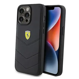 plecki-etui-ferrari-quilted-metal-logo-do-iphone-15-pro-max-czarne