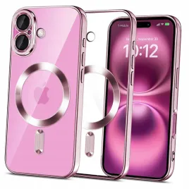 plecki-etui-tech-protect-magflex-magsafedo-iphone-16-przezroczysto-rozowe