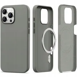 etui-techprotect-silicone-magsafe-do-iphone-16-pro-max-szare