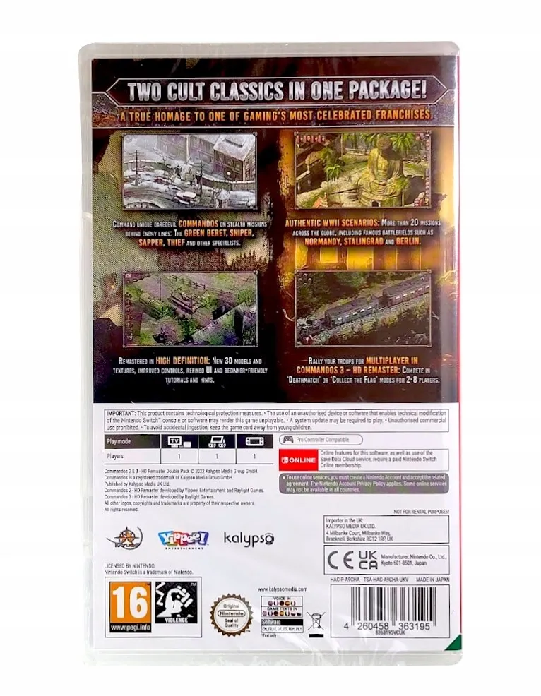double-pack-commandos-2-and-commandos-3-hd-remaster-switch-polskie-napisy-stan-nowy