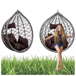 fotel-ogrodowy-wiszacy-kokon-duzy-kosz-vegas-szary-poduszka-brazowa
