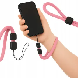 smycz-do-telefonu-uchwyt-zawieszka-na-nadgarstek-rozowa-uniwersalna-22-cm
