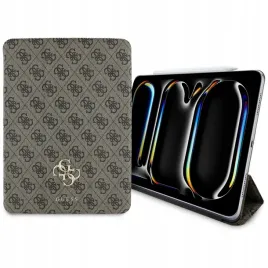 etui-guess-magnetic-4g-do-ipad-pro-11-2024-brazowe-big-logo