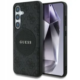 etui-guess-4g-round-patch-magsafe-do-samsung-galaxy-s25-czarne