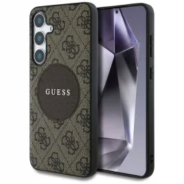 guess-etui-do-samsung-galaxy-s25-brazowy