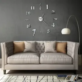 vidaxl-zegar-scienny-3d-nowoczesny-design-100-cm-xxl-srebrny