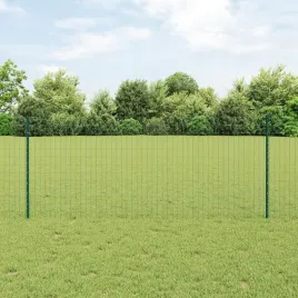 ogrodzenie-z-11-slupkami-zielone-1x25-m-stal
