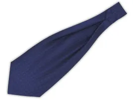granatowy-fular-w-biale-kropeczki-f221