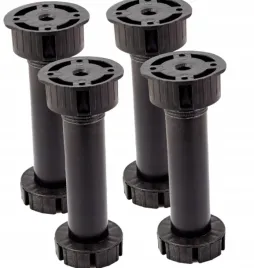 nozka-kuchenna-regulowana-czarna-h-150-300kg-4-szt