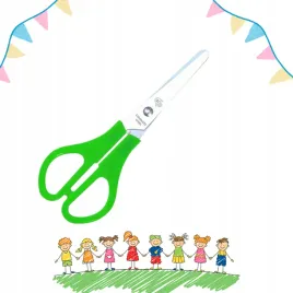 nozyczki-szkolne-13-cm-zielone