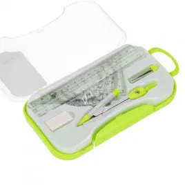 zestaw-szkolny-geometryczny-7el-zielony-starpak-560249