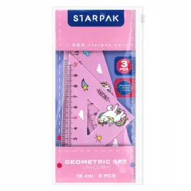 zestaw-szkolny-geometryczny-3el-15cm-unicorn-starpak-538972